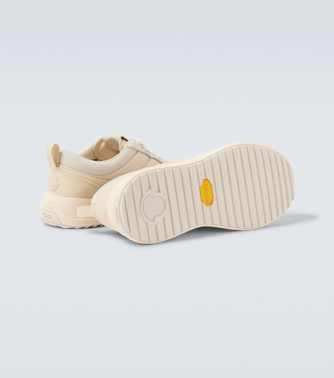 Moncler - Monpulse Altive leather-trimmed sneakers