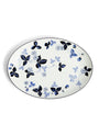 Wild Strawberry Inky Blue Oval Plate (30cm)