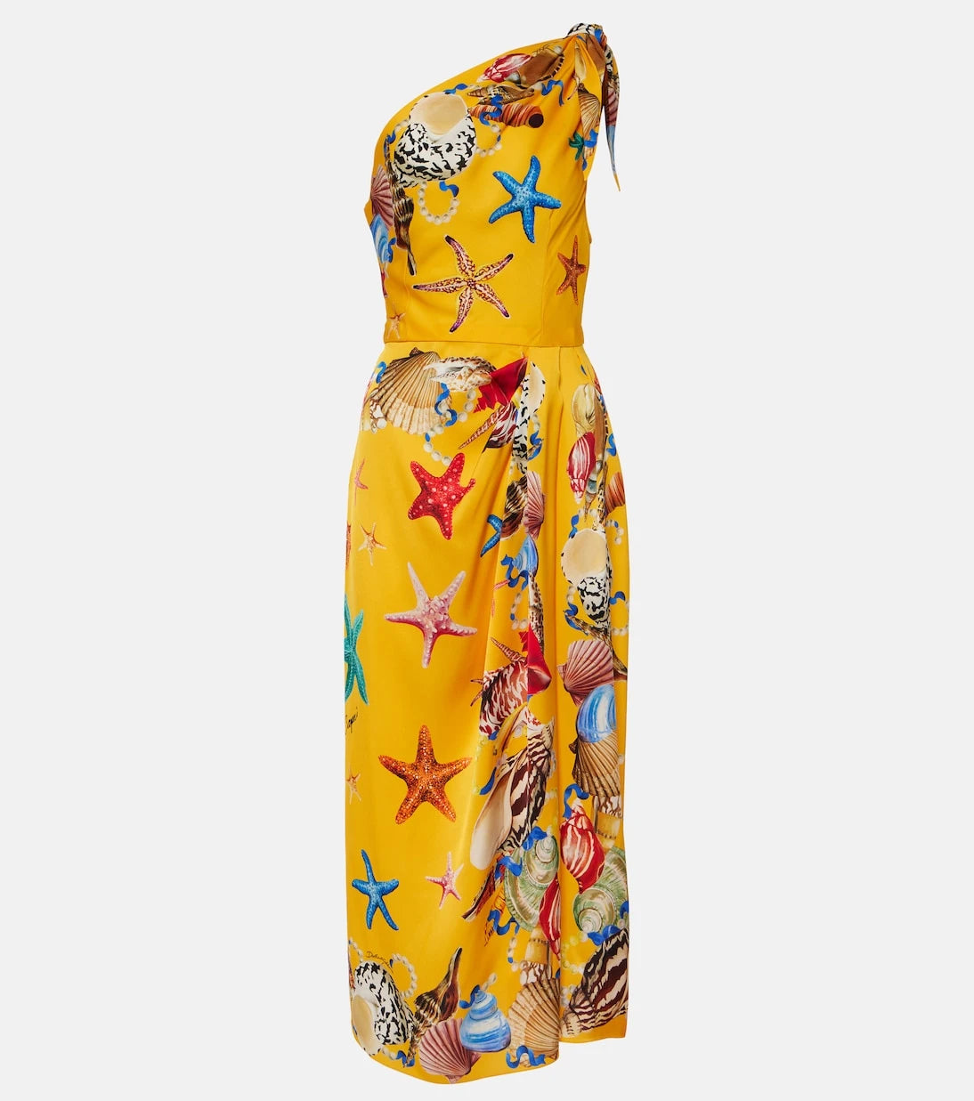 Dolce&Gabbana - Capri printed silk-blend midi dress