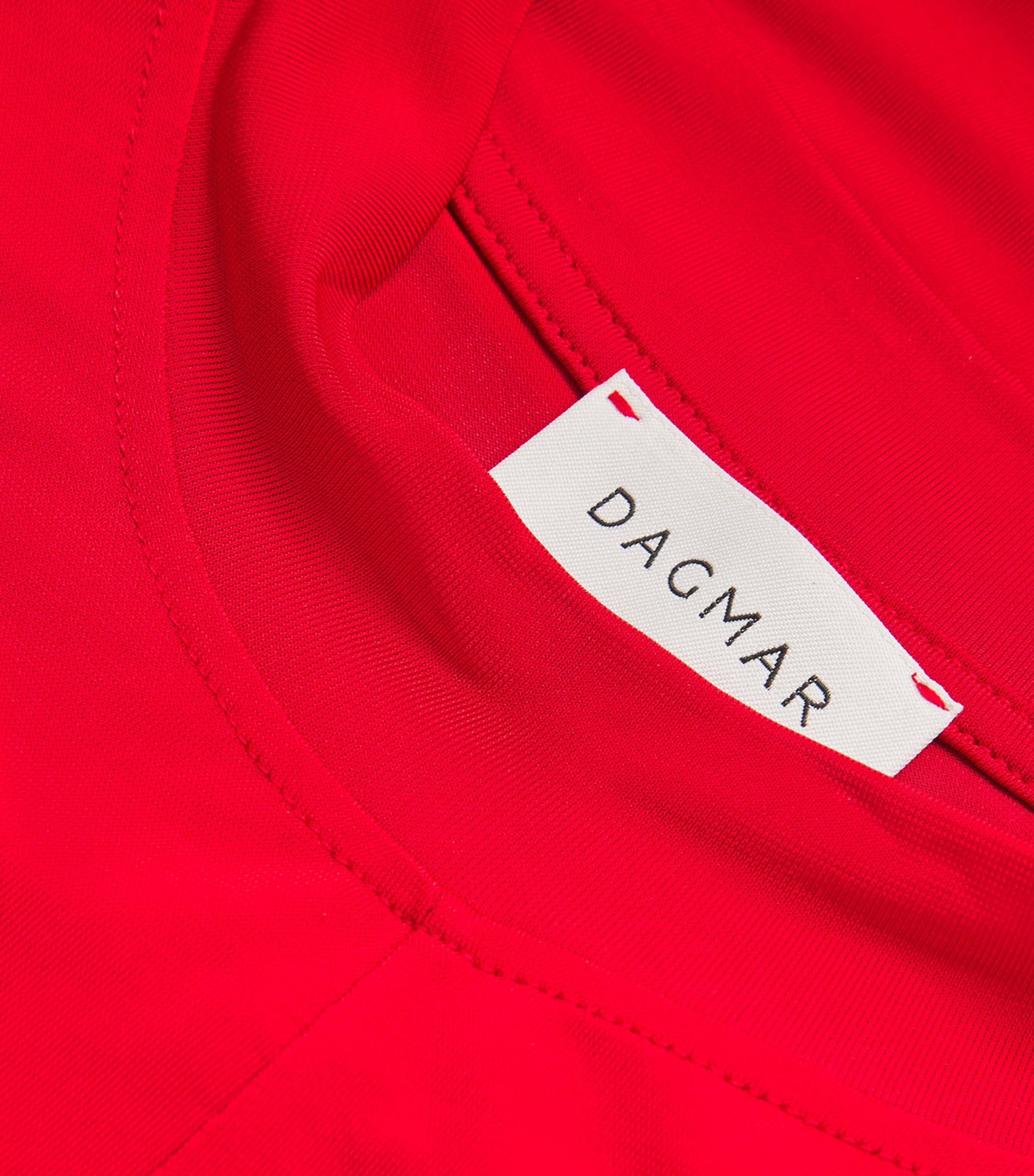 House Of Dagmar Red Cape-Sleeve Blouse