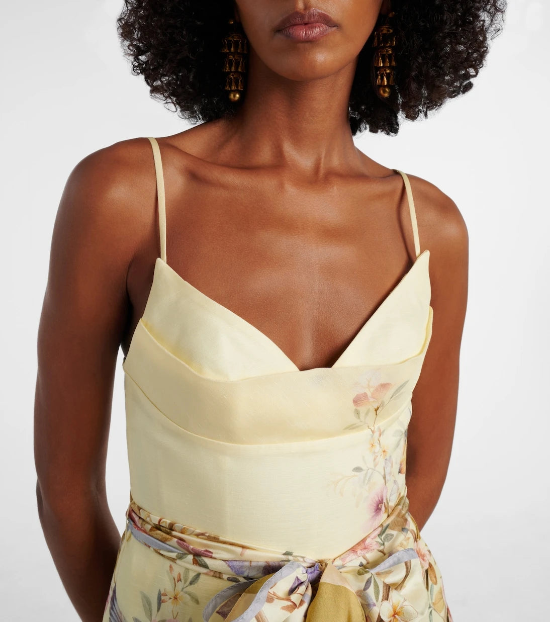 Zimmermann - Rebellion floral linen and silk romper