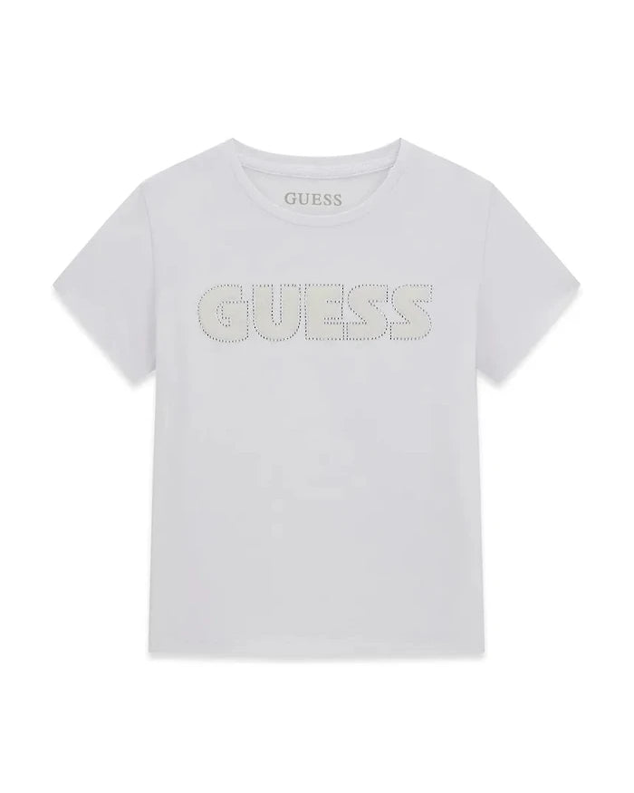 Guess Çocuklar için pamuklu elastanlı tişört