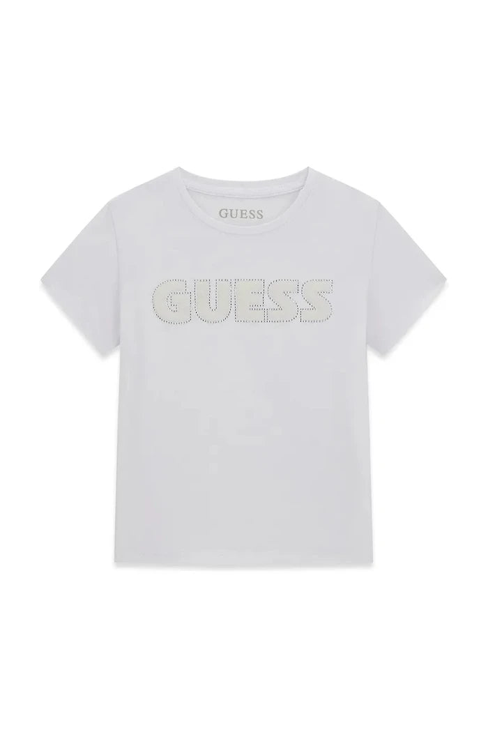 Guess Çocuklar için pamuklu elastanlı tişört