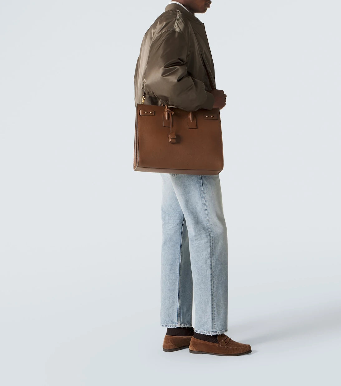 Saint Laurent - Sac De Jour Thin Large leather tote bag
