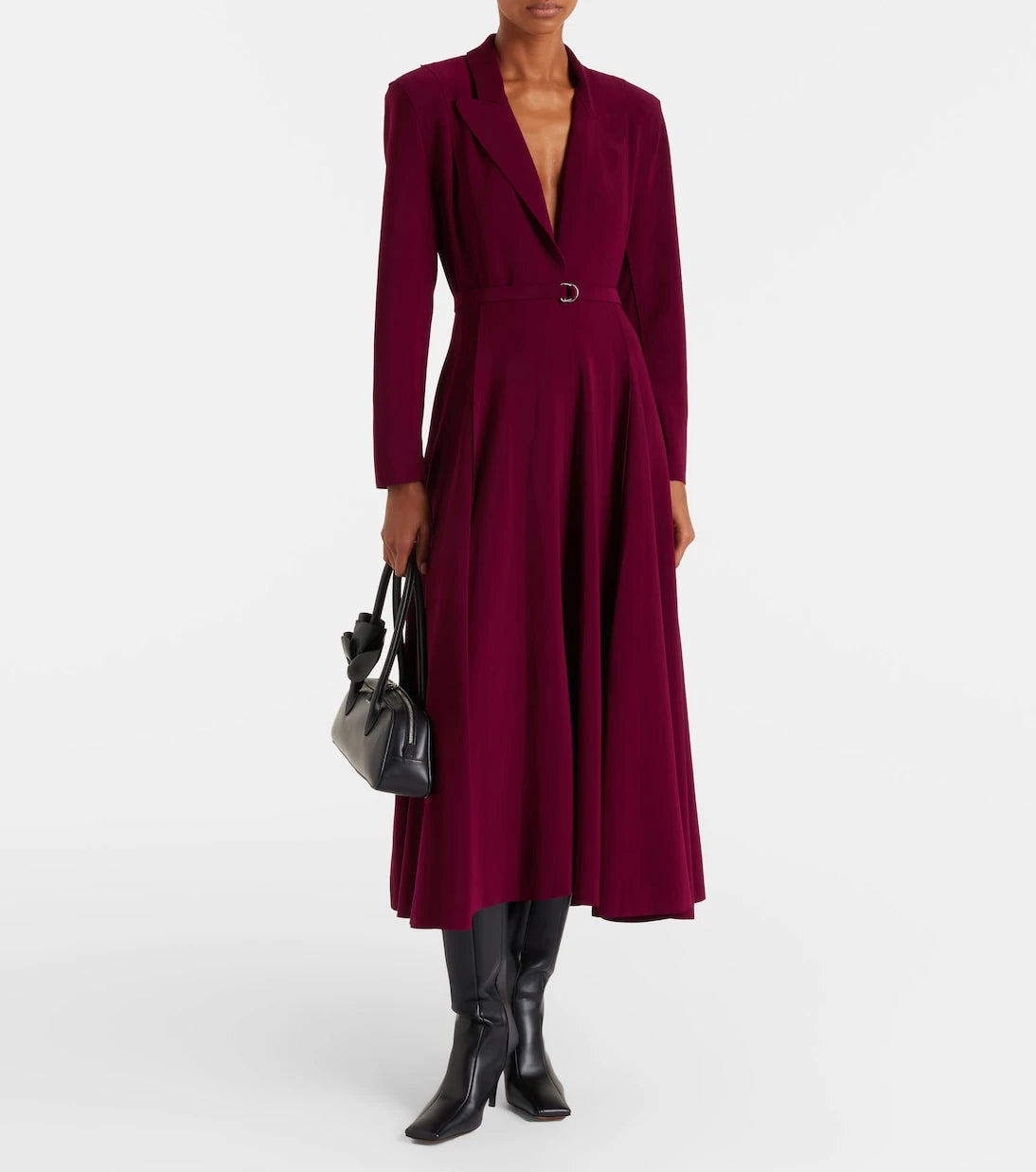 Norma Kamali - Belted midi dress