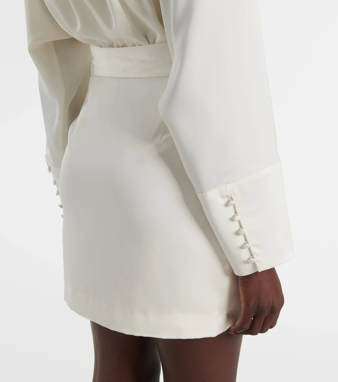 Rotate - Satin wrap dress