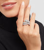 White Gold and Diamond Serpenti Viper Ring