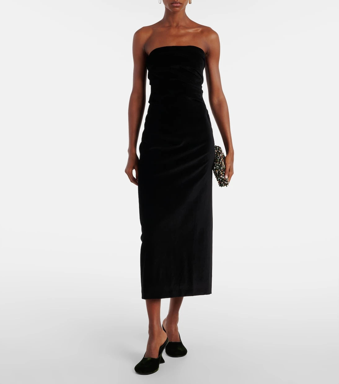Tove - Sabella velvet midi dress