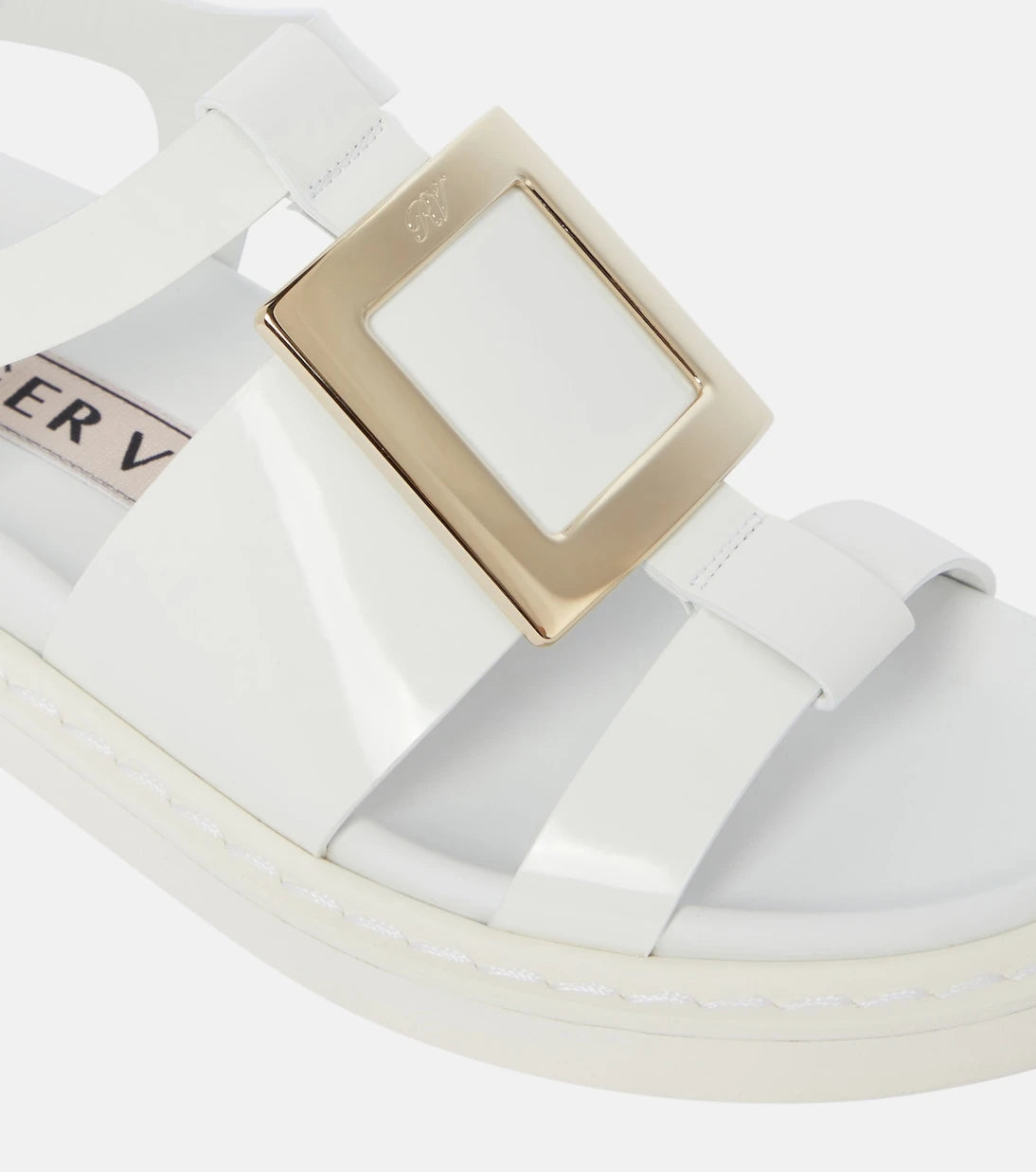 Roger Vivier - Viv' Rangers patent leather sandals