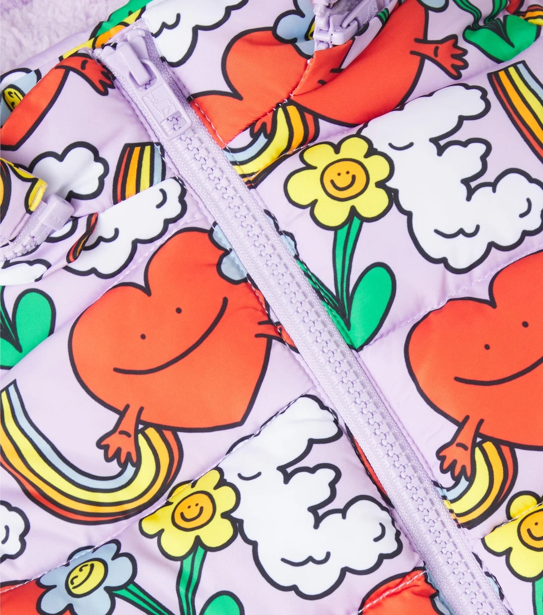 Stella McCartney Kids - جاكيت منفوخ مطبوع للأطفال