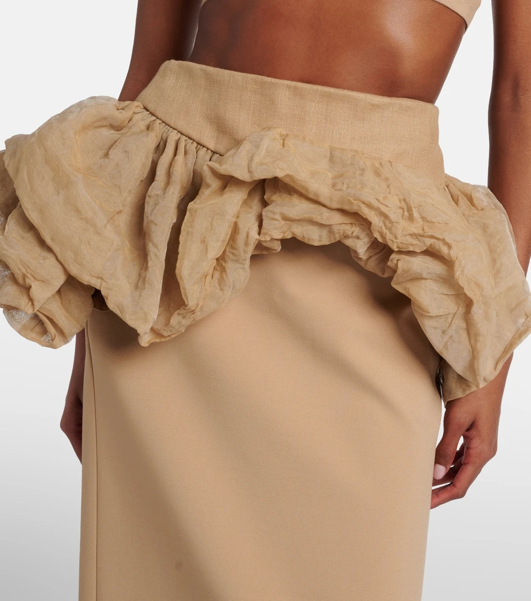 Max Mara - Baccano peplum pencil skirt