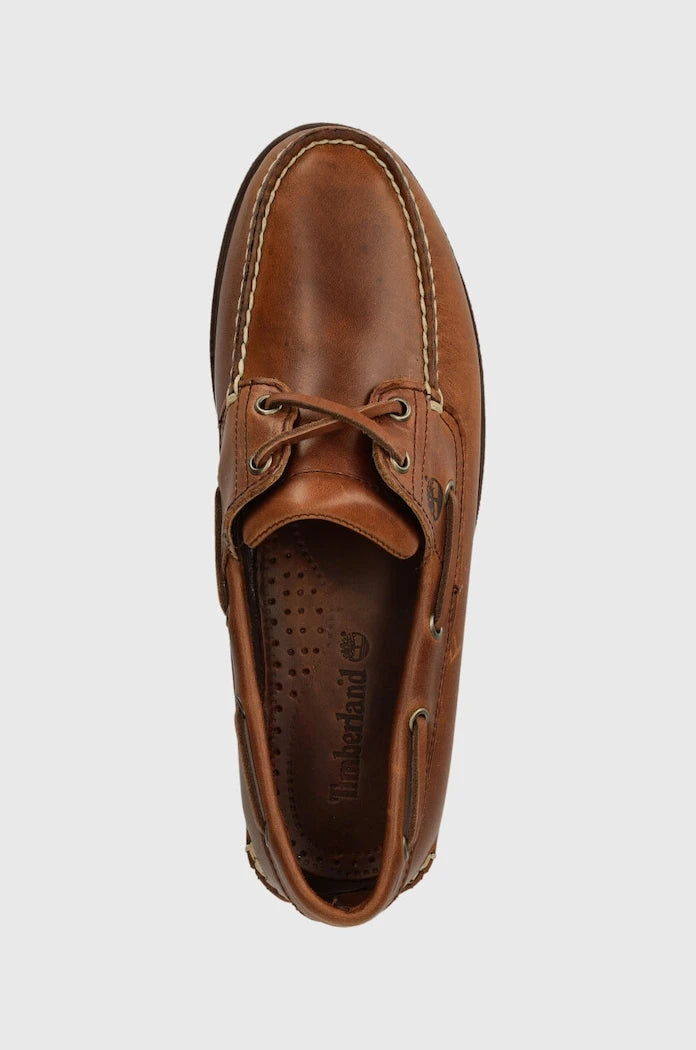 Кожени мокасини Timberland Classic Boat 2 Eye