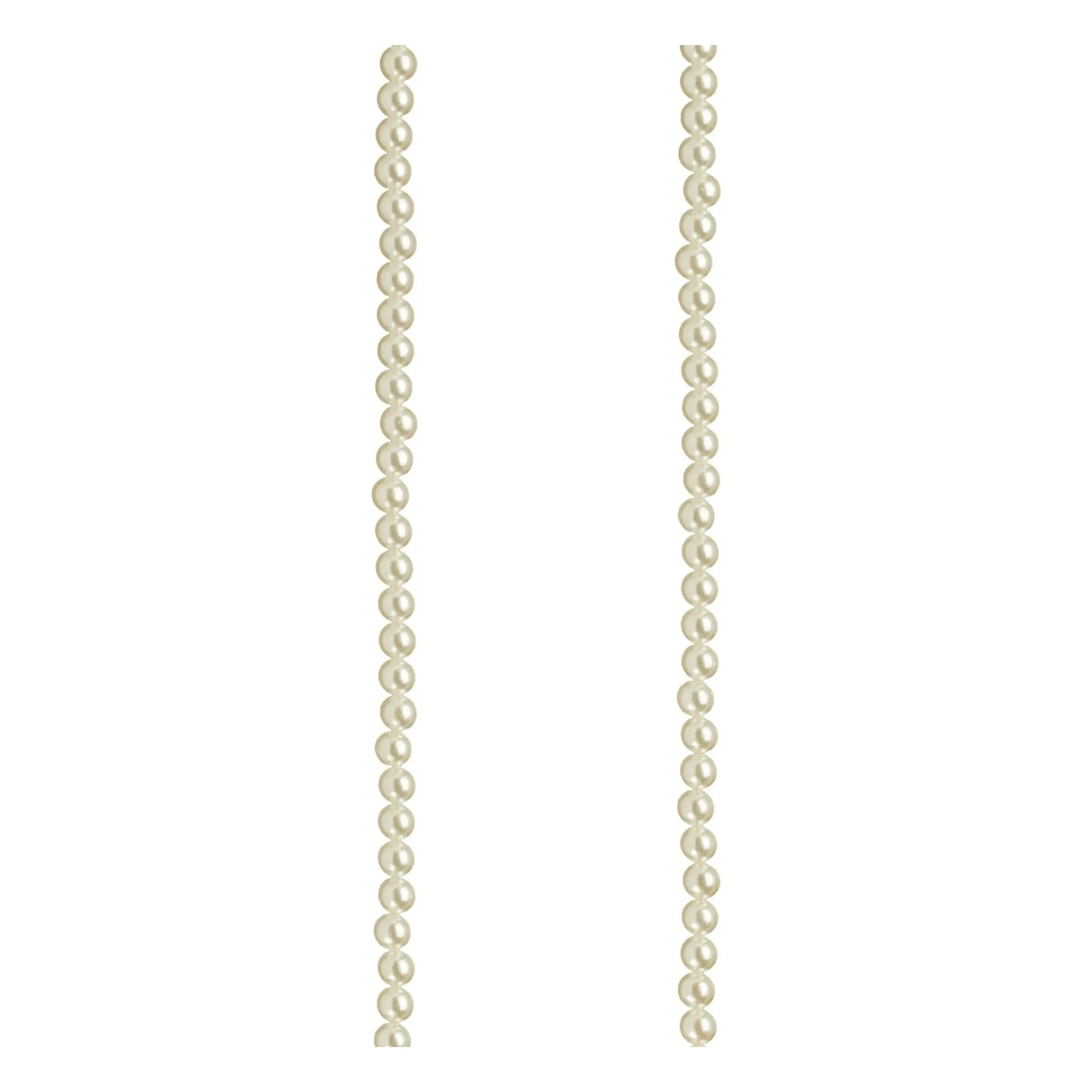 LaCoqueFrançaise - Agathe long chain 120 cm | White