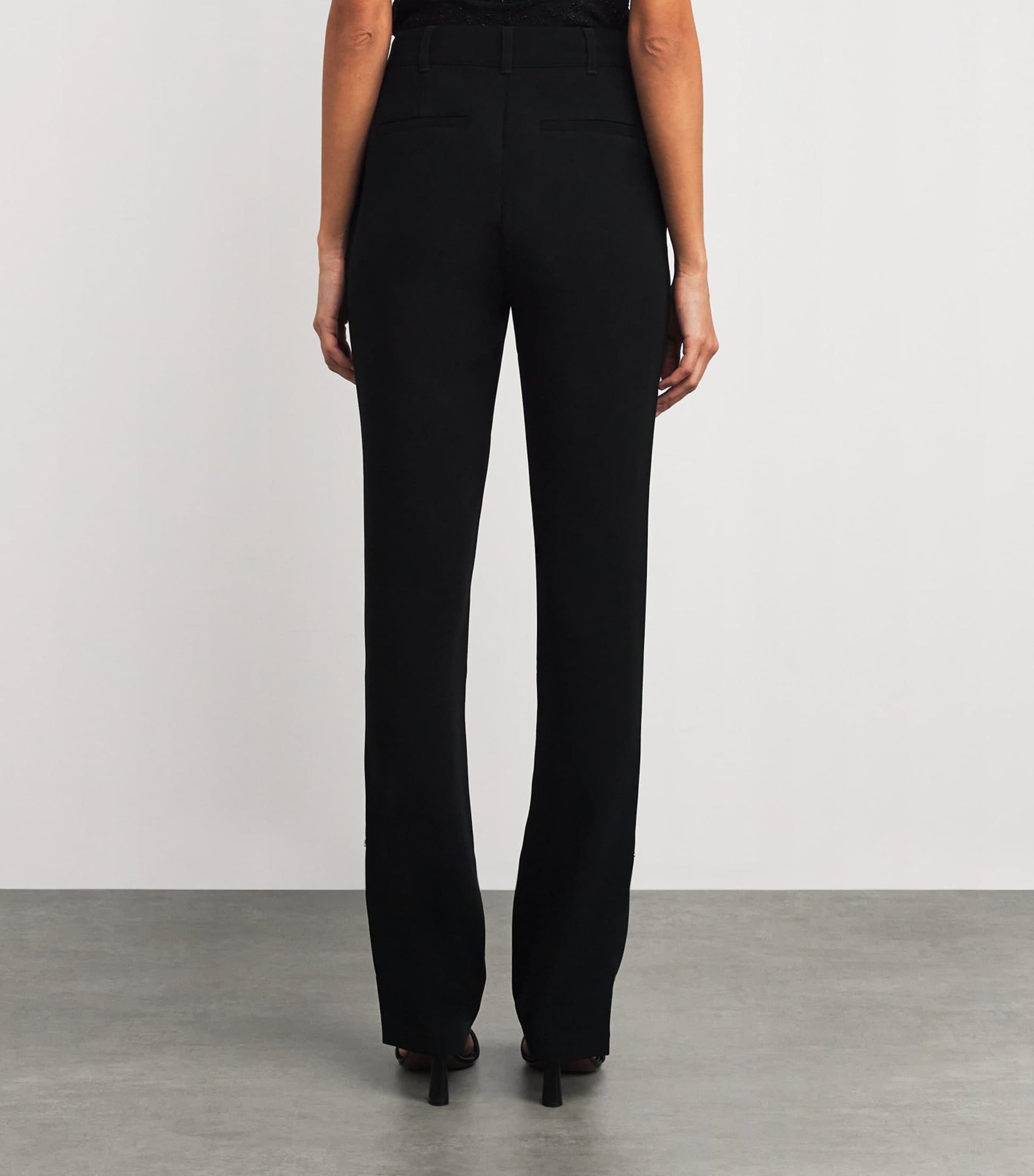 Cinq A Sept Black Embellished Kerry Trousers