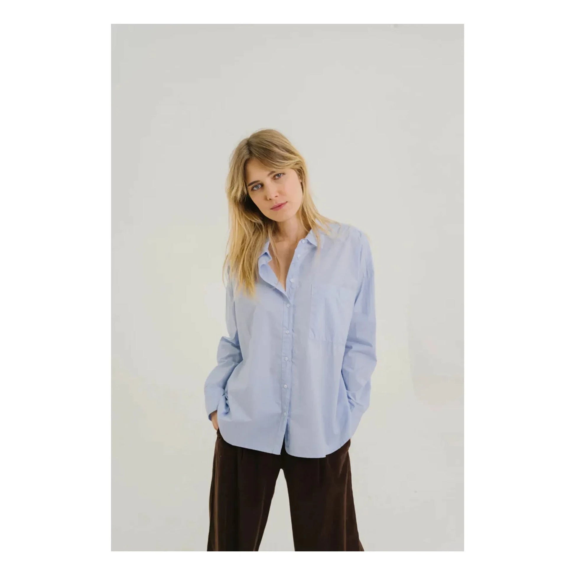 Sacrécoeur - Caroline shirt | Light blue