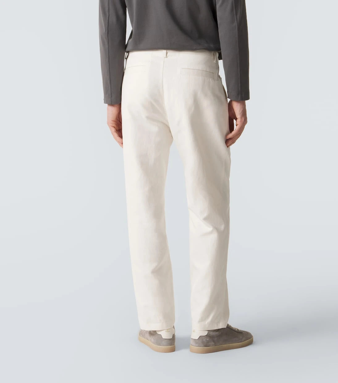 Brunello Cucinelli - Cotton and linen straight pants