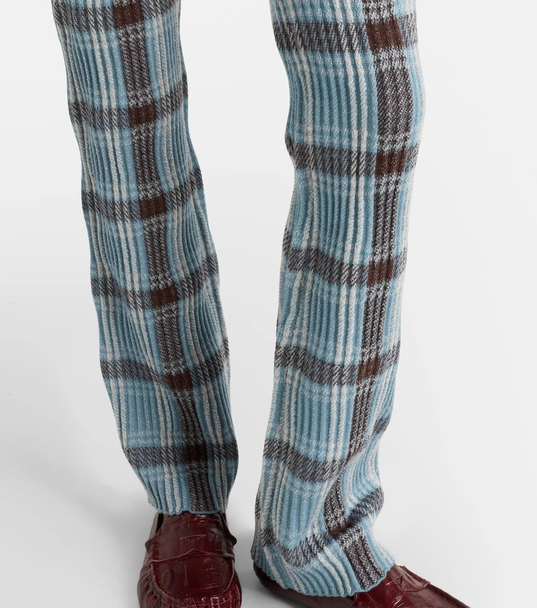 Acne Studios - Checked wool-blend slim pants