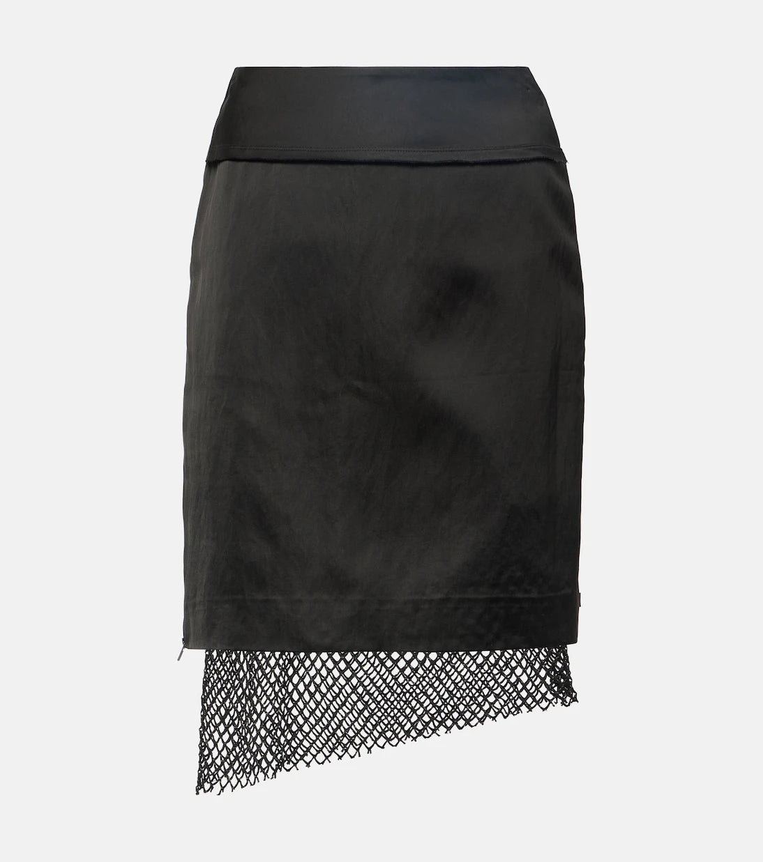 Jacques Wei - Satin midi skirt