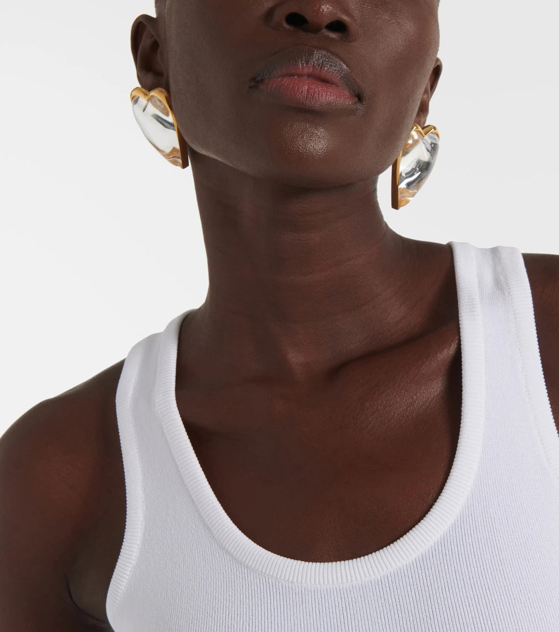 Alaïa - Le Cœur Bombe heart-shaped earrings