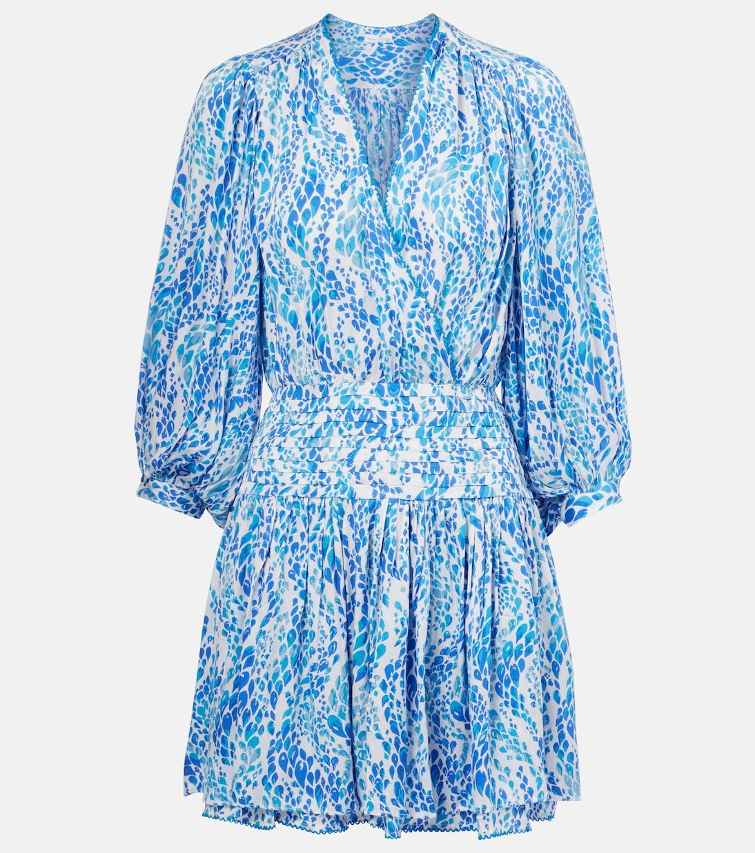 Poupette St Barth - Colleen printed shirred minidress