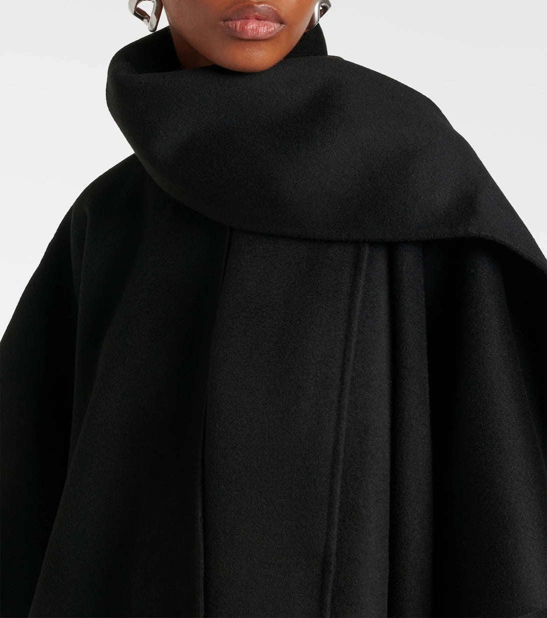 Toteme - Doublé scarf-detail wool coat