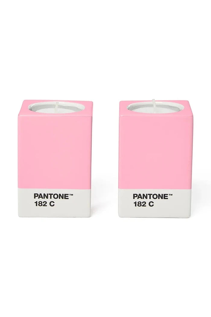 Декоративен свещник Pantone 7,8 x 5,5 cm (2 броя)