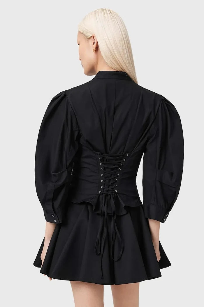 Памучна риза AllSaints MAUD