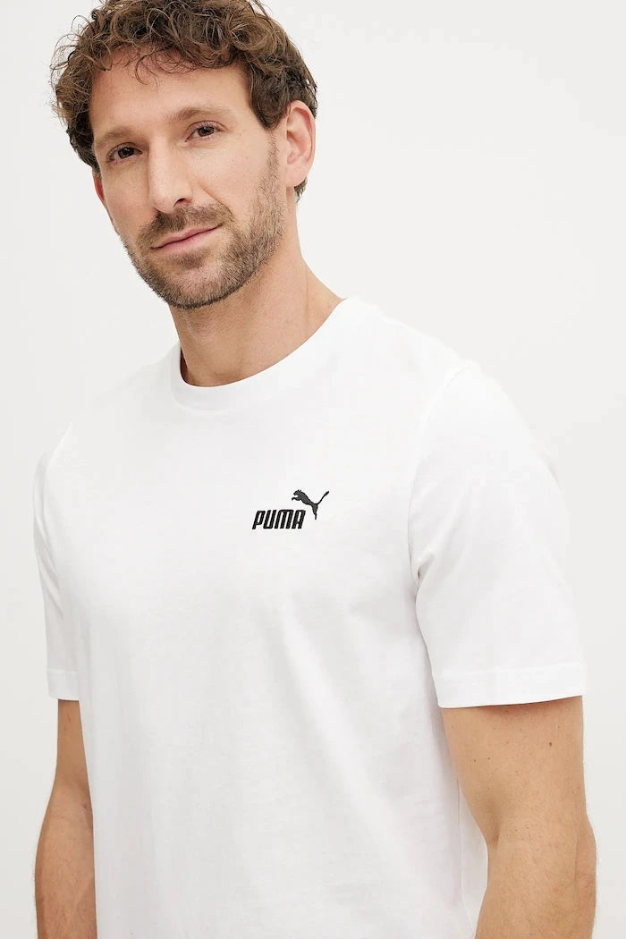 Puma Essential Logo Pamuklu Tişört