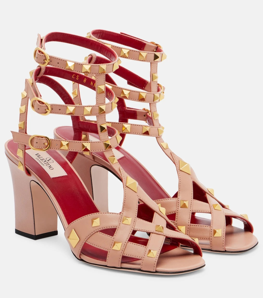 Valentino Garavani - Studdy 80 leather sandals