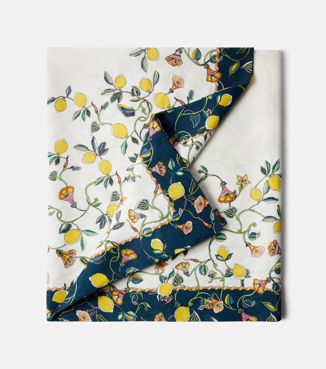 La DoubleJ - Borboni White Large linen tablecloth