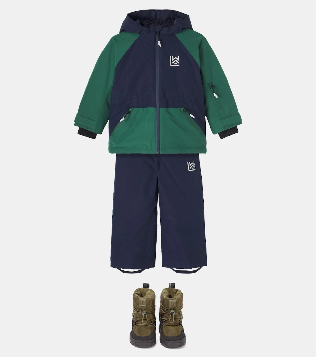 Liewood - Kalle logo hooded ski jacket
