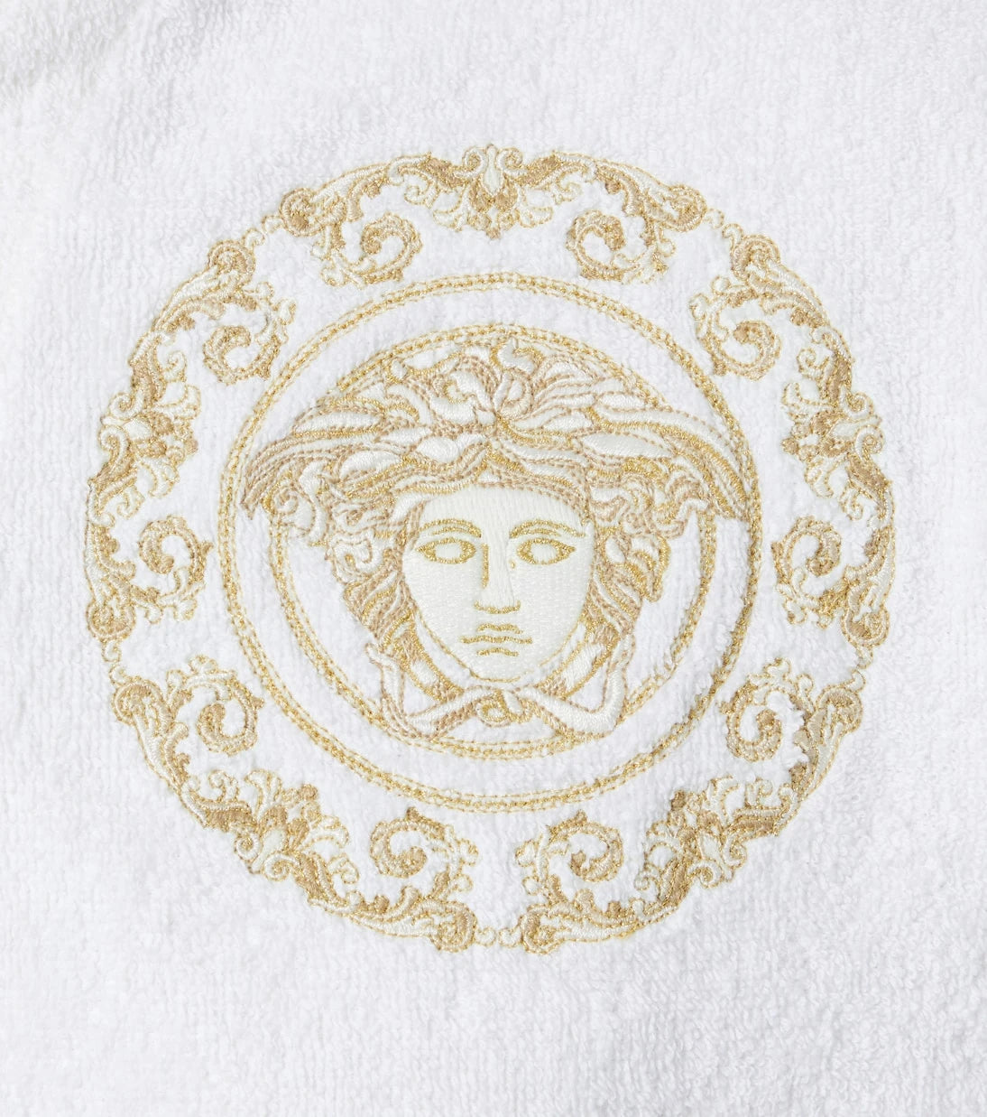 Versace Home - Medusa Gala cotton and linen terry bathrobe
