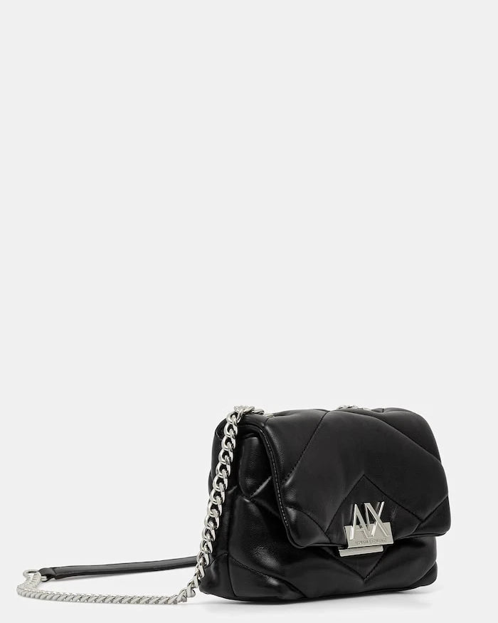 Armani Exchange kadın crossbody çanta, suni deriden