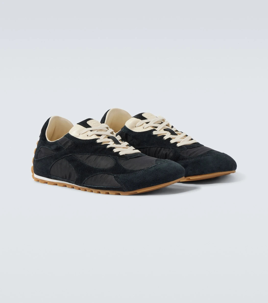 Bottega Veneta - Orbit Flash suede-trimmed sneakers