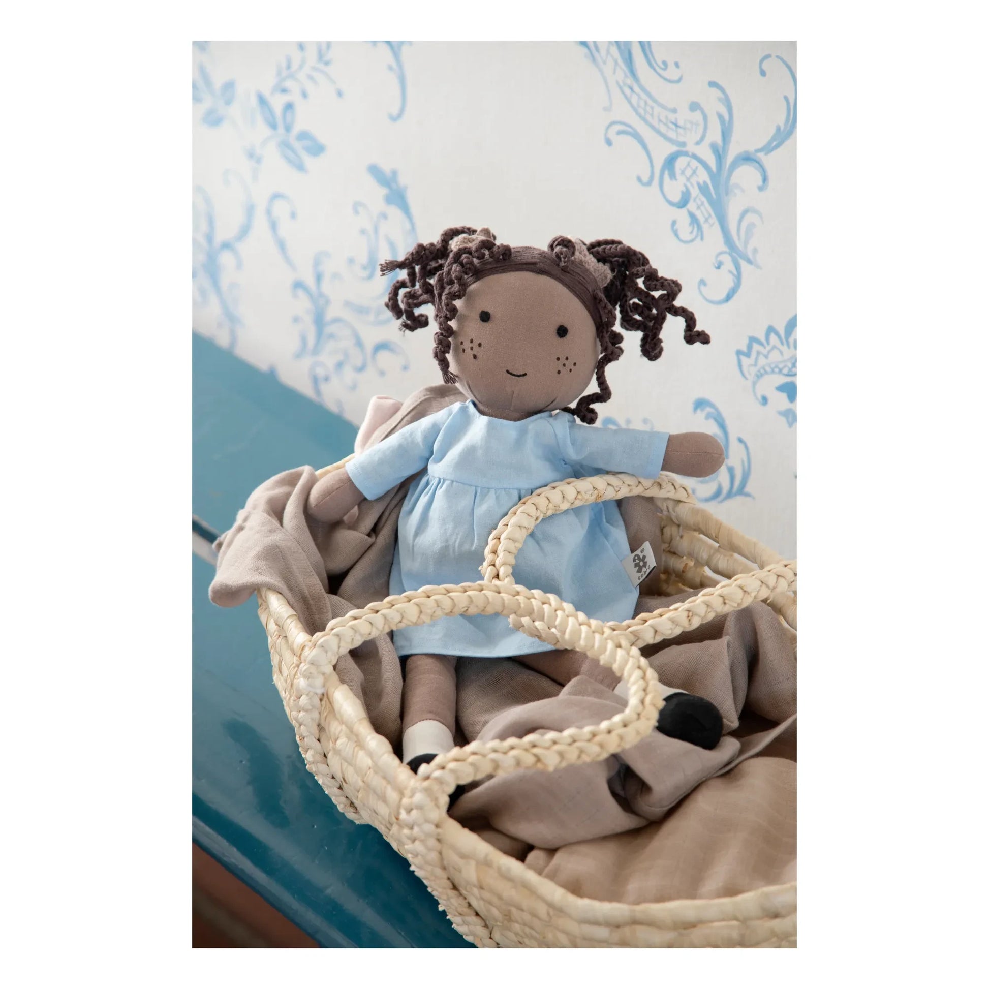 Sebra - Poppy fabric doll