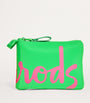 Green Logo Pocket Shopper Bag
