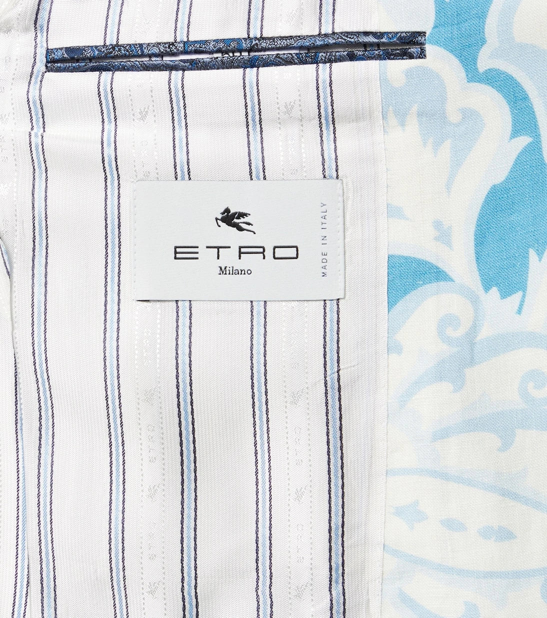 Etro - Printed single-breasted cotton blazer