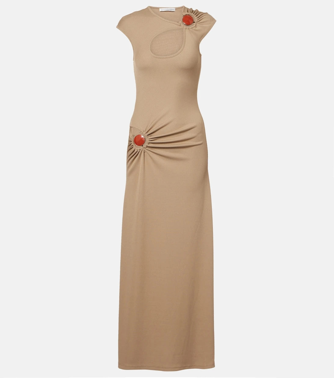 Christopher Esber - Mineral Stone embellished jersey maxi dress