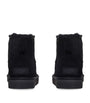 Black Classic Mini Suede Boots