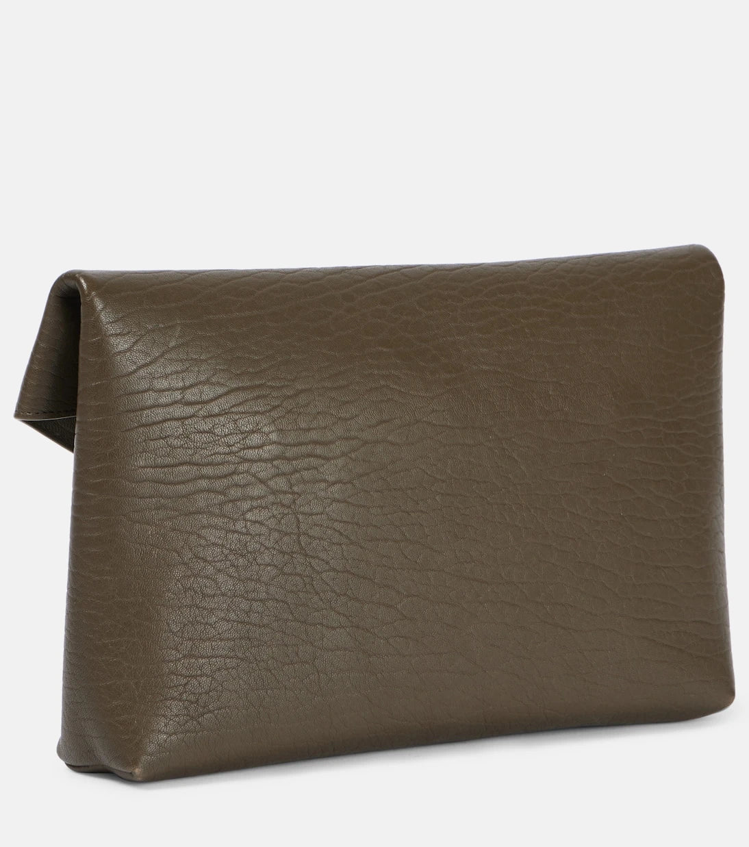 Saint Laurent - Cassandre Large leather clutch