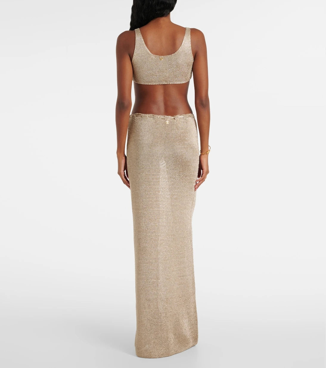 Bananhot - Knitted lamé bra top