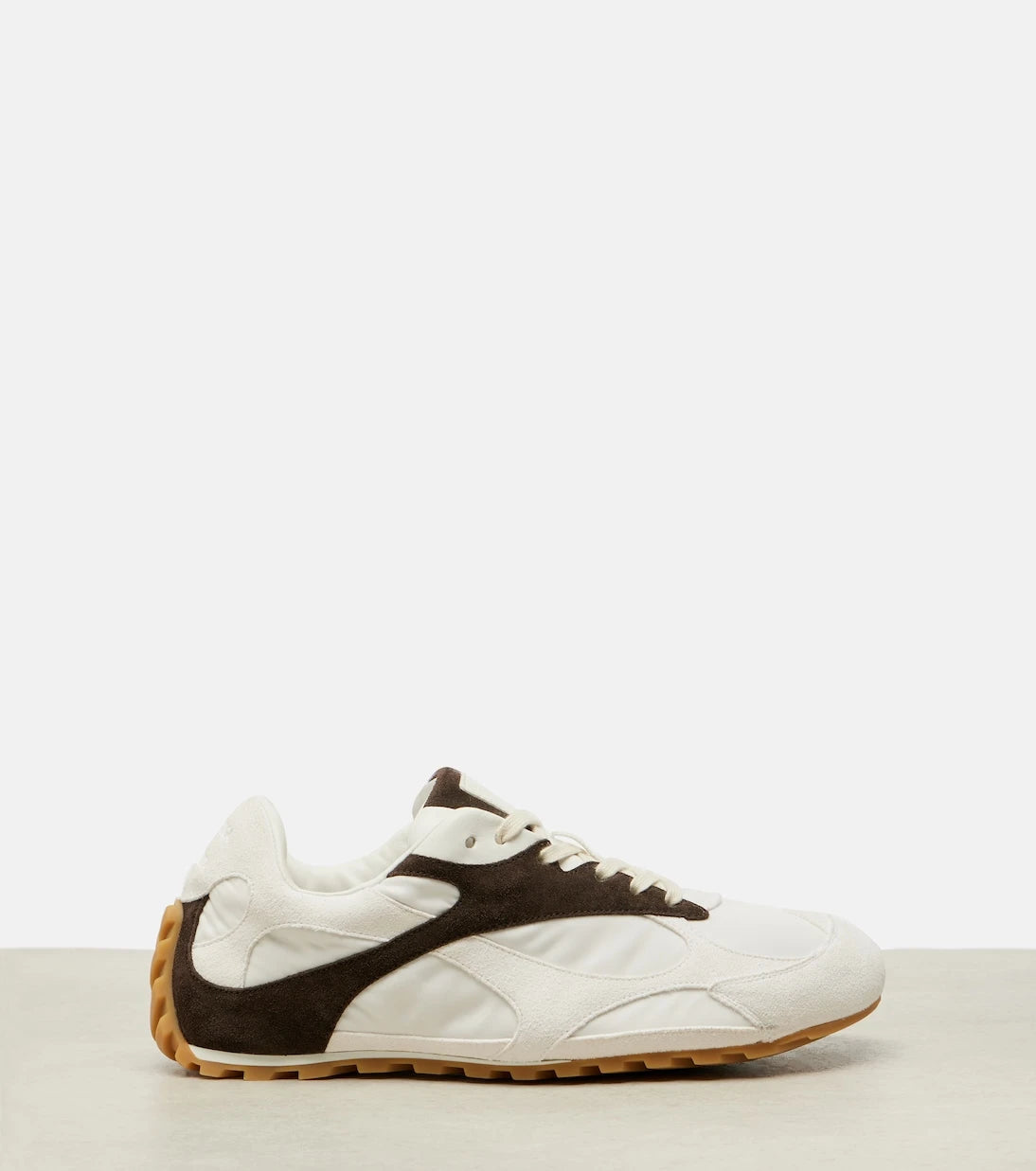 Bottega Veneta - Orbit Flash suede-trimmed sneakers