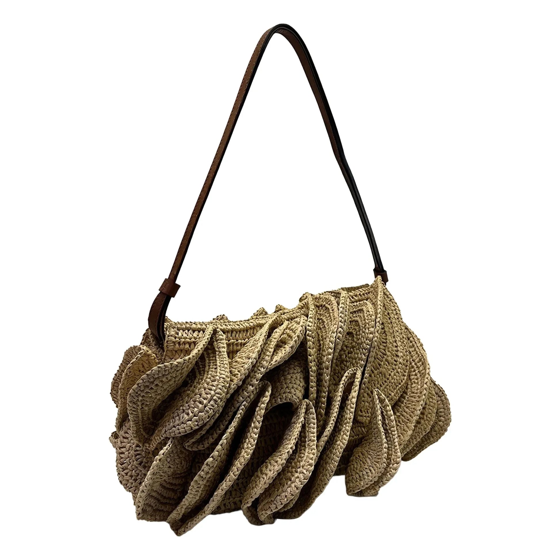 Farm Rio - Flower Raphia bag | Sand