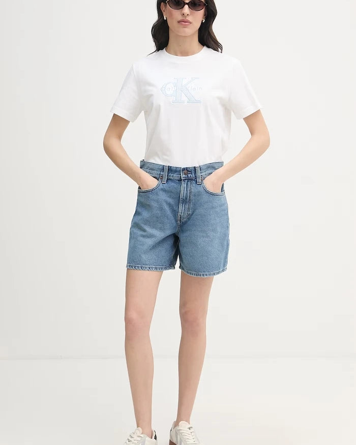 Calvin Klein Jeans basic kadın pamuklu tişört