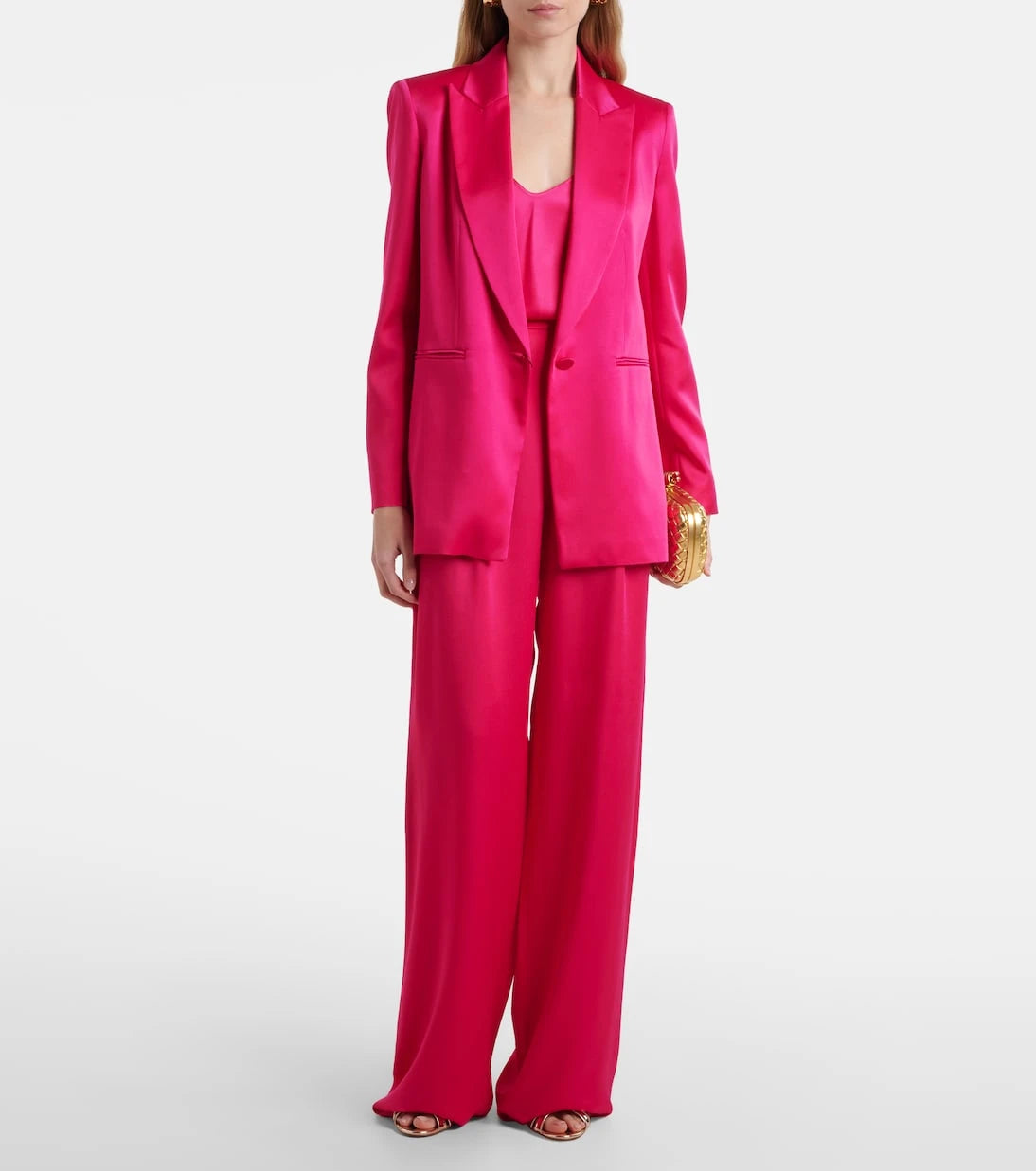 Max Mara - Ieti satin wide-leg pants