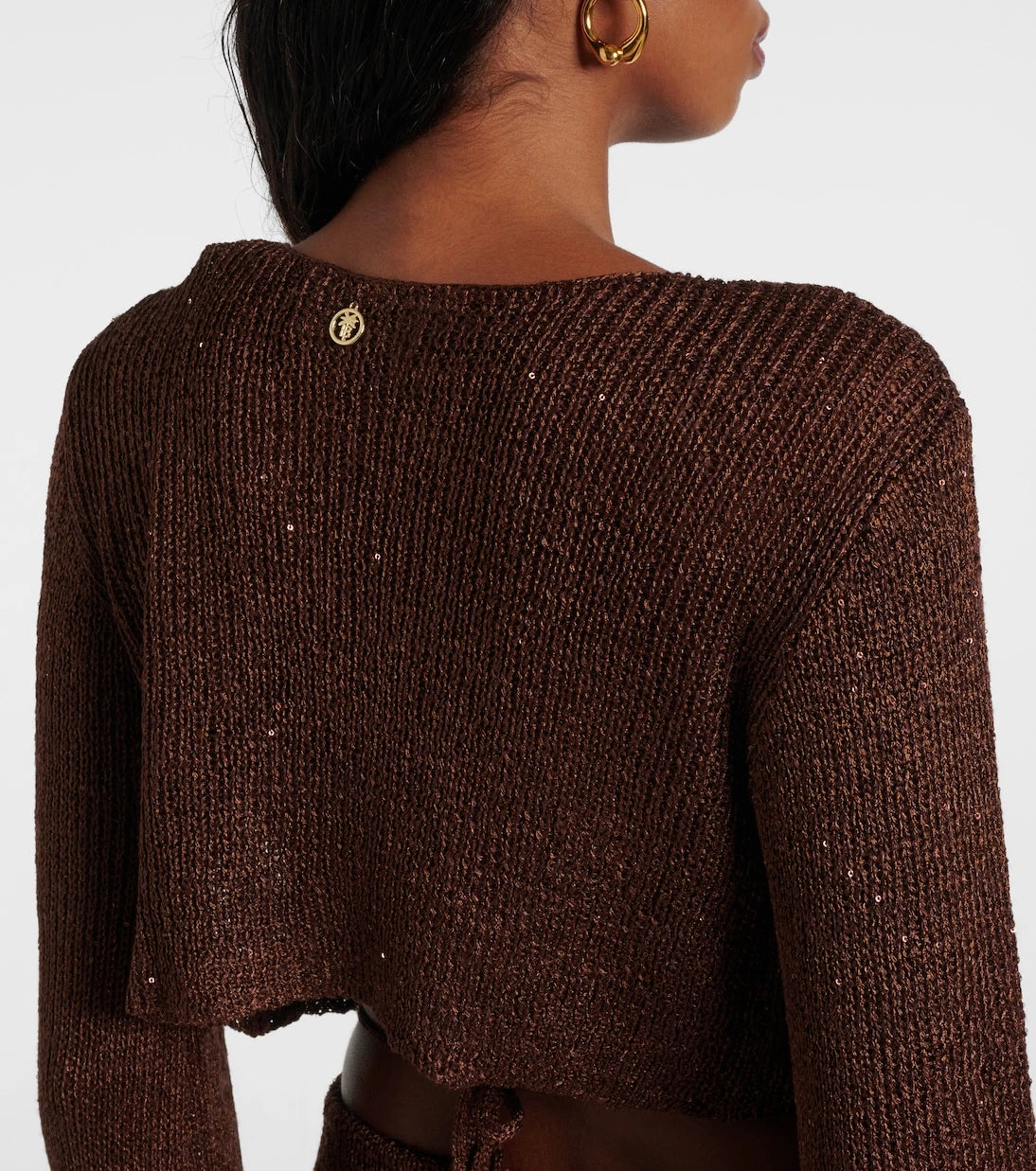 Bananhot - Alma sequined knitted cardigan