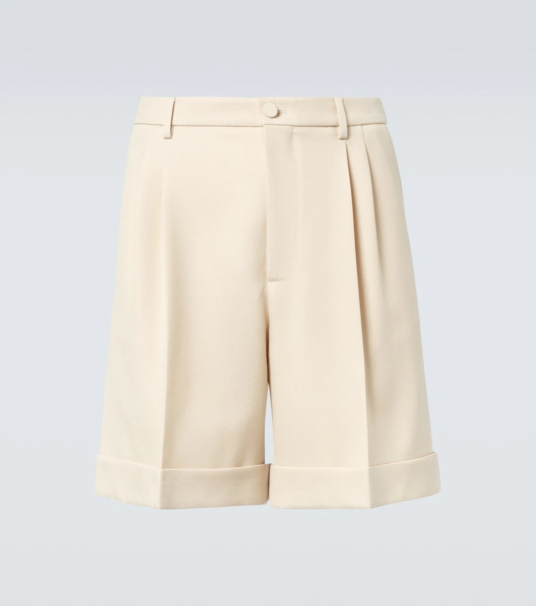 Valentino - Wool gabardine Bermuda shorts