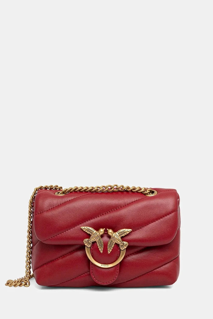 Pinko kadın deri crossbody çanta