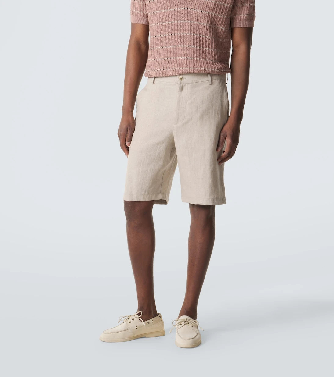 Canali - Linen Bermuda shorts