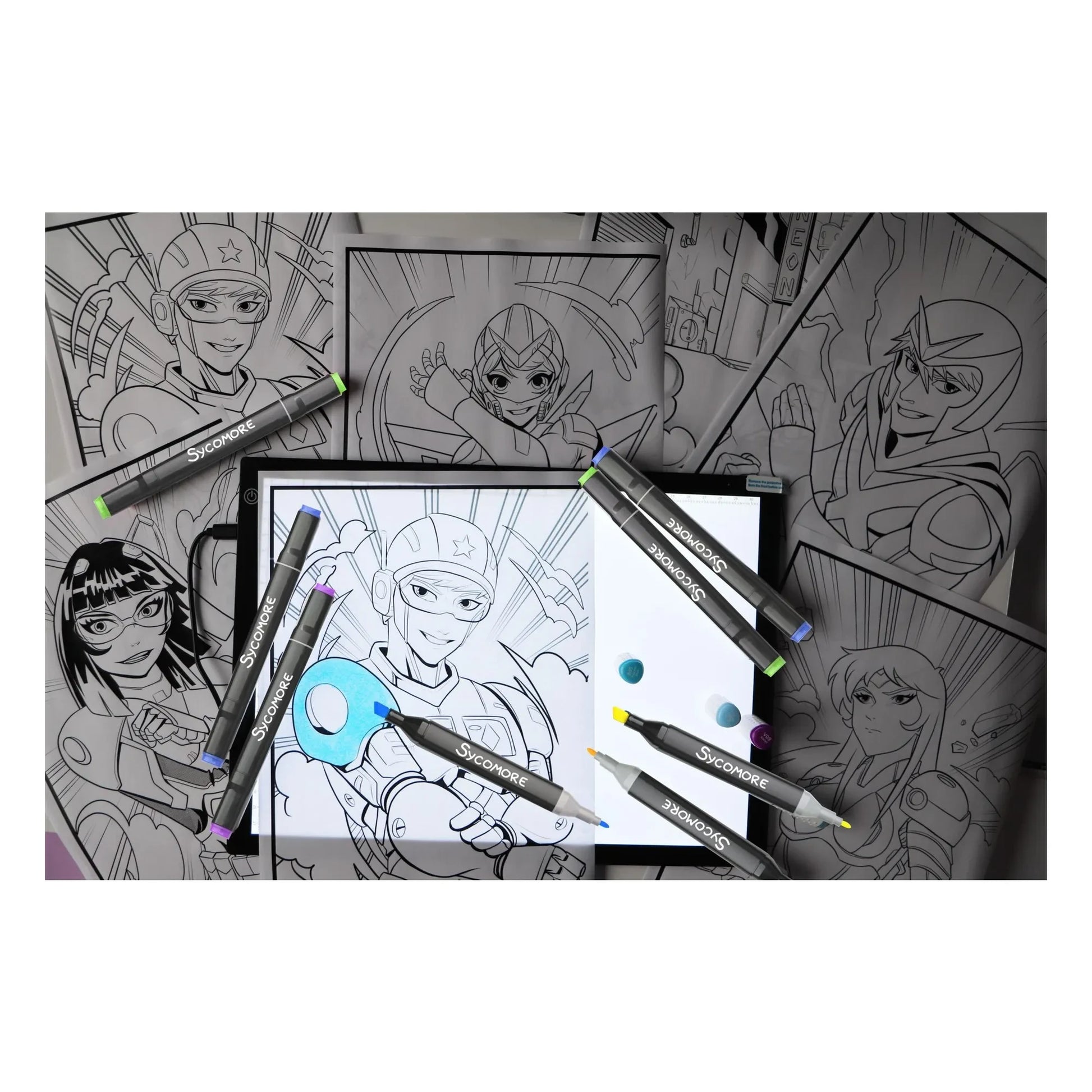 Sycomore - Manga - Light table and marker workshop